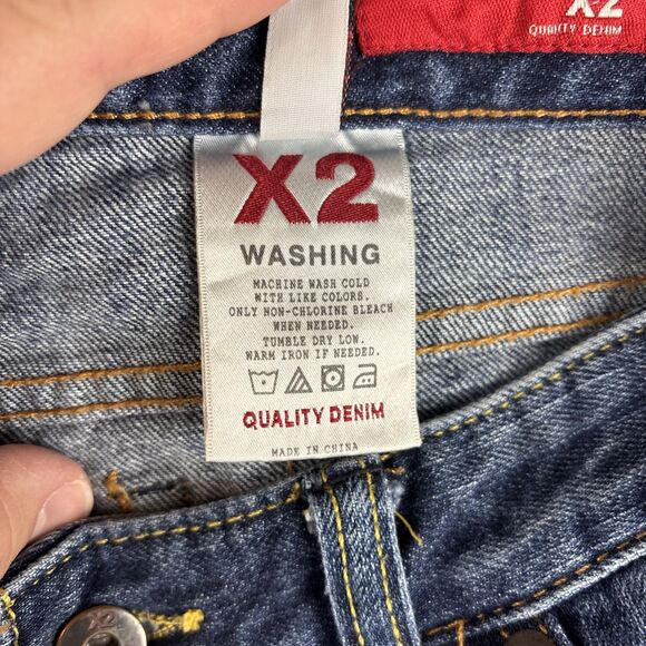 X2 Quality Denim Capri Pants Women’s Size 8 Blue Denim Low Rise - Picture 11 of 12